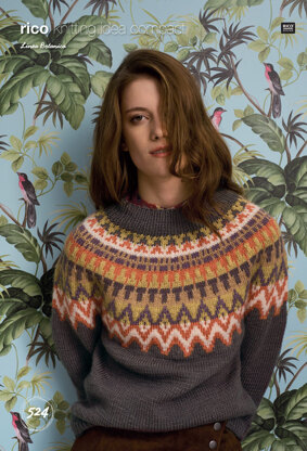 Jumper in Rico Linea Botanica - 524 - Downloadable PDF