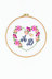 Personalised Wedding Wreath in DMC - PAT0179 - Downloadable PDF