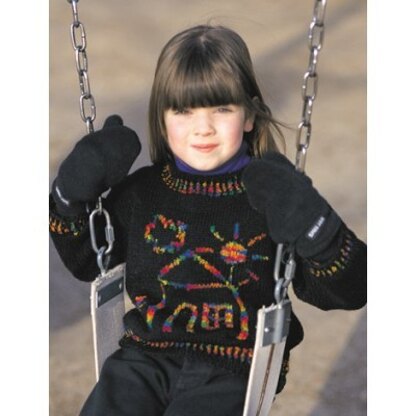 Crayon Crewneck Sweater in Patons Canadiana