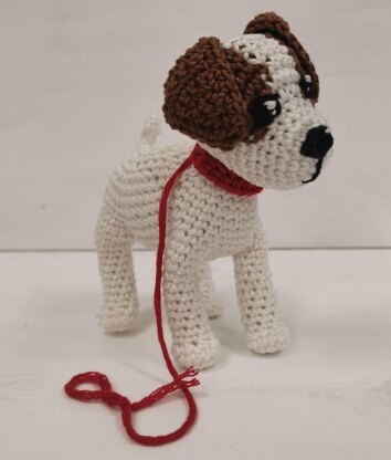 Poppy doll with a puppy