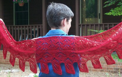 Roisin's Garden Shawl