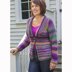 Vermont Fiber Designs 187 Garter Check Cardigan PDF