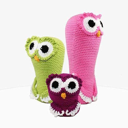 Owl Trio - Amigurumi