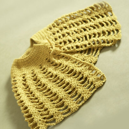 Crochet Capelet in Lion Brand Vanna's Choice - 60728AD