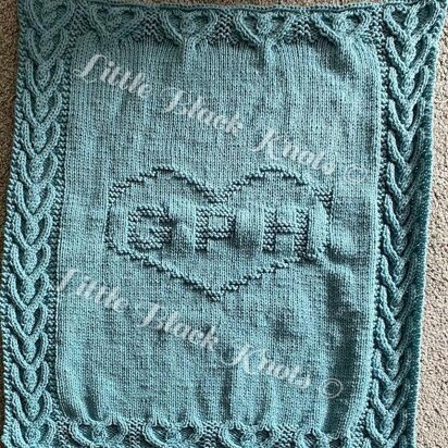 Personalised Initial Baby Blanket