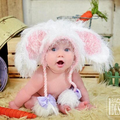 Fluffy the Bunny Bonnet Hat