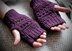 Riding the Rails Ribbed Fingerless Mitts