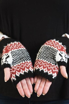 High Score Fingerless Mitts