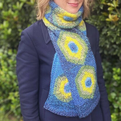 Splendid Peacock Scarf