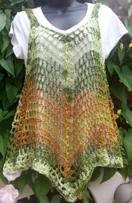 Crochet Lacy Tank Top