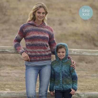 Cardigan and Sweater in Sirdar Sylvan Chunky - 7787- Downloadable PDF