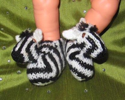 Baby Zebra Boots