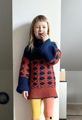 Honeycomb Tunic For Little Miss