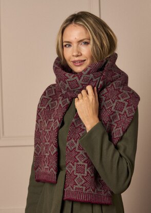 Bright Star Scarf in Rowan Moordale PDF