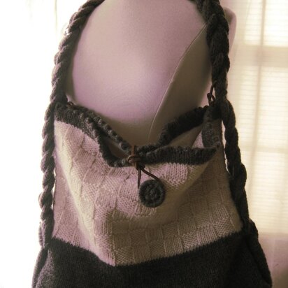 Knitting Tote Bag - knitting pattern