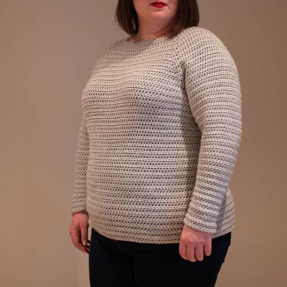 Classic Crochet Raglan Pullover