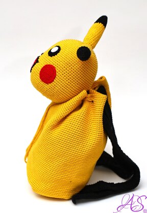 Pikachu Backpack Crochet Pattern