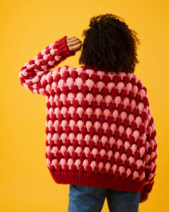 Bobble shop stitch cardigan