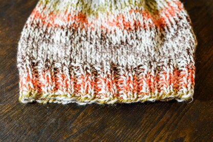 Bulky Slouch Beanie with Pom Pom