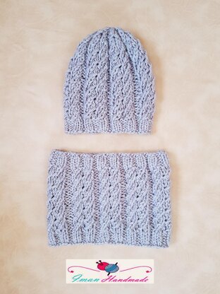 Branches Hat and Cowl Set