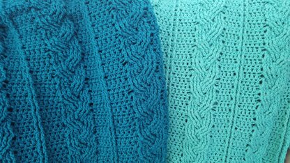Crochet Cable Blanket
