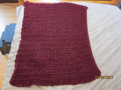 Crochet One-Skein Lap Throw