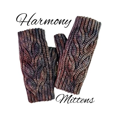 Harmony crochet mittens