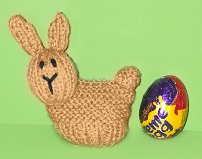 Easter Bunny Rabbit Basket choc cover Creme Egg