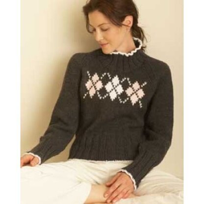 Argyle Sweaters in Bernat Super Value