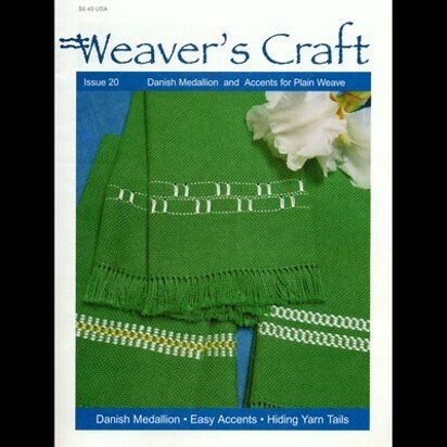 Weavers Craft Weaver's Craft Magazine - Danish Medallion and Accents for Plain Weave (20)
