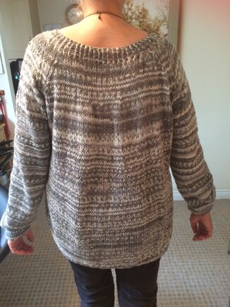 Raglan sweater in fairisle wool #3