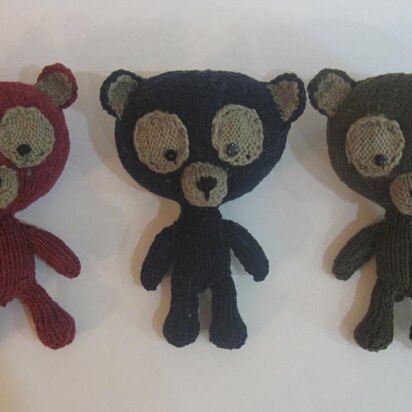 Three Little Bears - knitting pattern