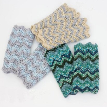 Chevron Fingerless Gloves