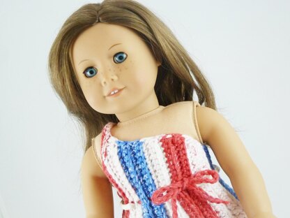 One Shoulder Sundress for 18" American Girl Doll