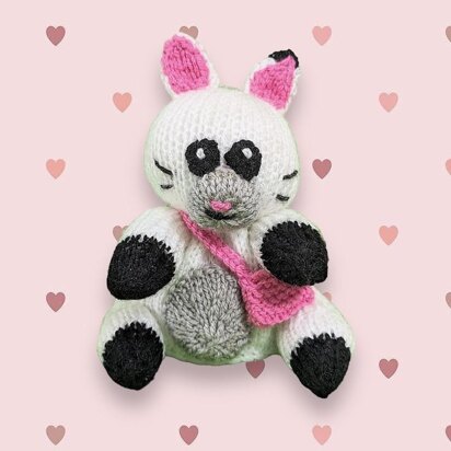 Pandy Paws inspired choc orange cover / 15cm toy - knitting pattern
