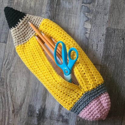 Pencil shaped pencil case