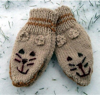 Kitten Mittens - - Knit ePattern