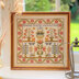 Historical Sampler Company Flora & Fauna Sampler Cross Stitch Kit - 26cm x 25cm