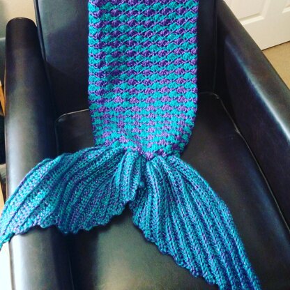 Little Mermaid Tail blanket