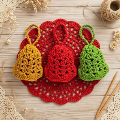 Crochet Amigurumi Bell Pattern – PDF + Video Tutorial (English Only)