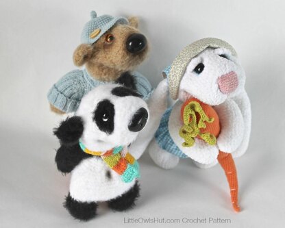 056 3 Friends: Rabbit, Bear, Panda toys