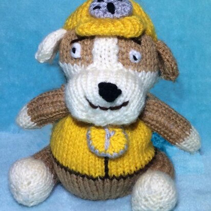 Rubble Paw Patrol - knitting pattern