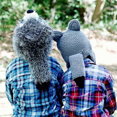 Raff and Rolf The Wolf Tail PDF Crochet Pattern