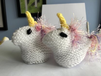 Unicorn egg cosy