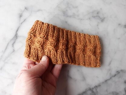 Aran Cable Headband Neckwarmer