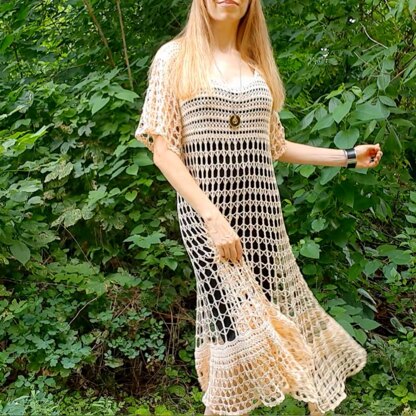 Crochet boho dress on sale pattern