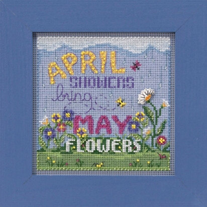 Mill Hill Spring Key Cross Stitch Kit - 3.5.inw x 5in