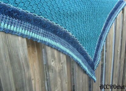 Summer Rain shawl