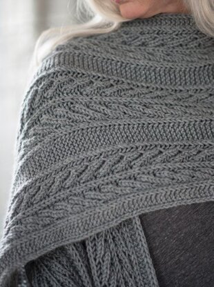 Breachway Scarf in Berroco Ultra Wool - Downloadable PDF