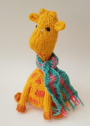 Giraffe in a Scarf Chocolate Orange Cosy